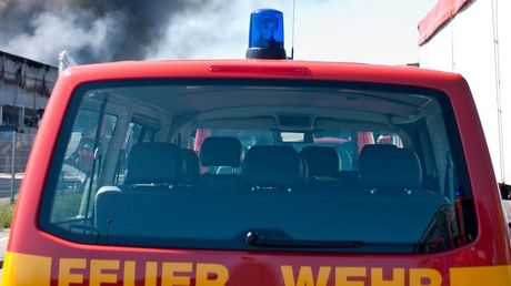 Feuerwehrauto im Einsatz