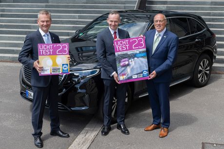 Licht-Test-Auftakt 2023, Foto mit Verkehrswacht